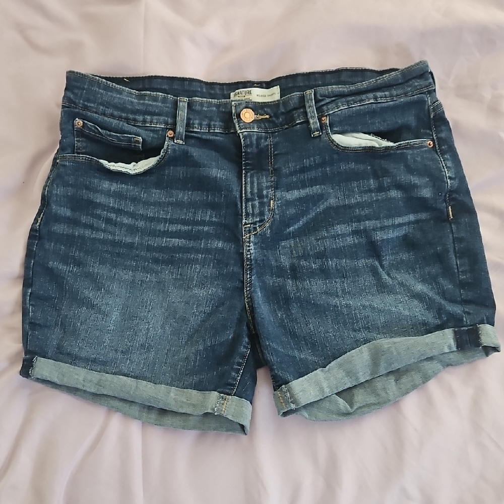 Blue Denim Women's Shorts